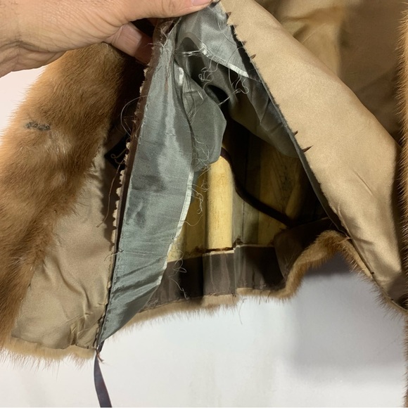 Vintage Mink cape stole 1940s - Picture 8 of 12